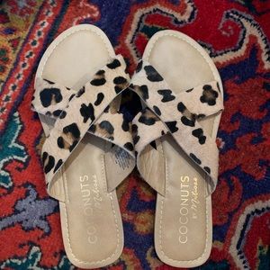 Coconuts by Matisse leopard sandal